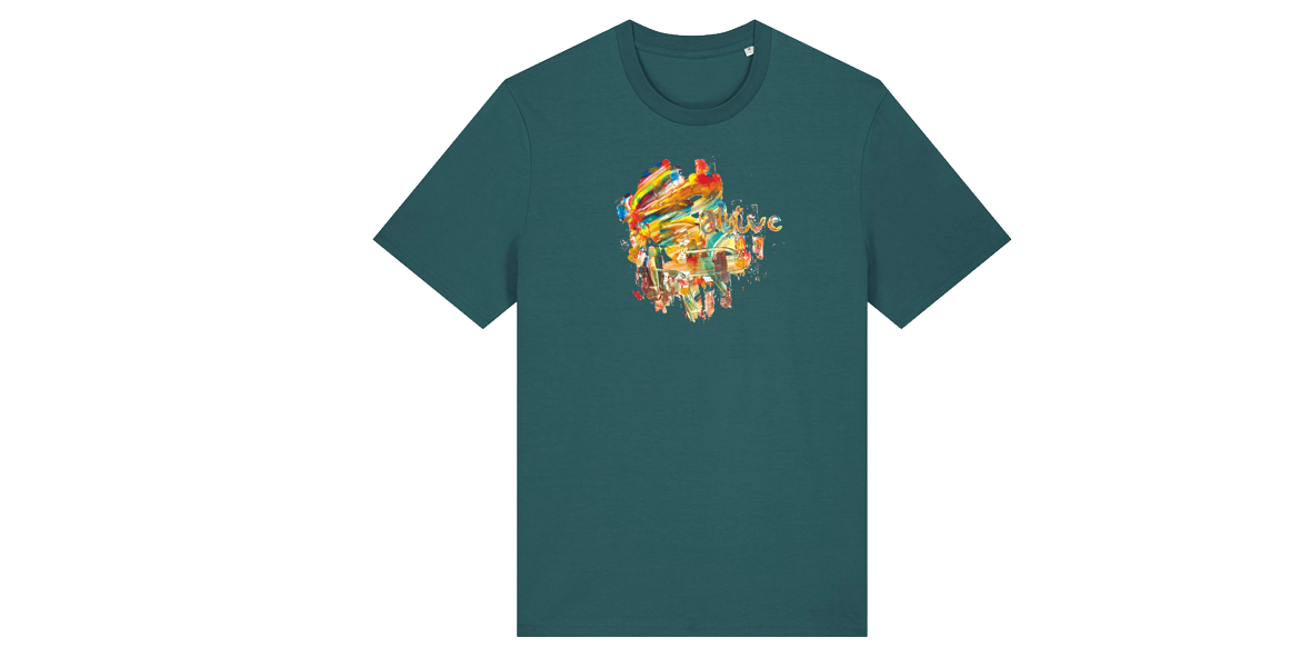  Shirt - Alive (türkis),  